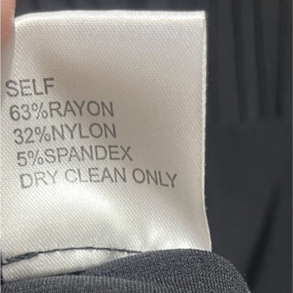 Tadashi Shoji Illusion Stripe Bateau Neckline Knee-Length Dress SZ XS - Picture 8 of 10